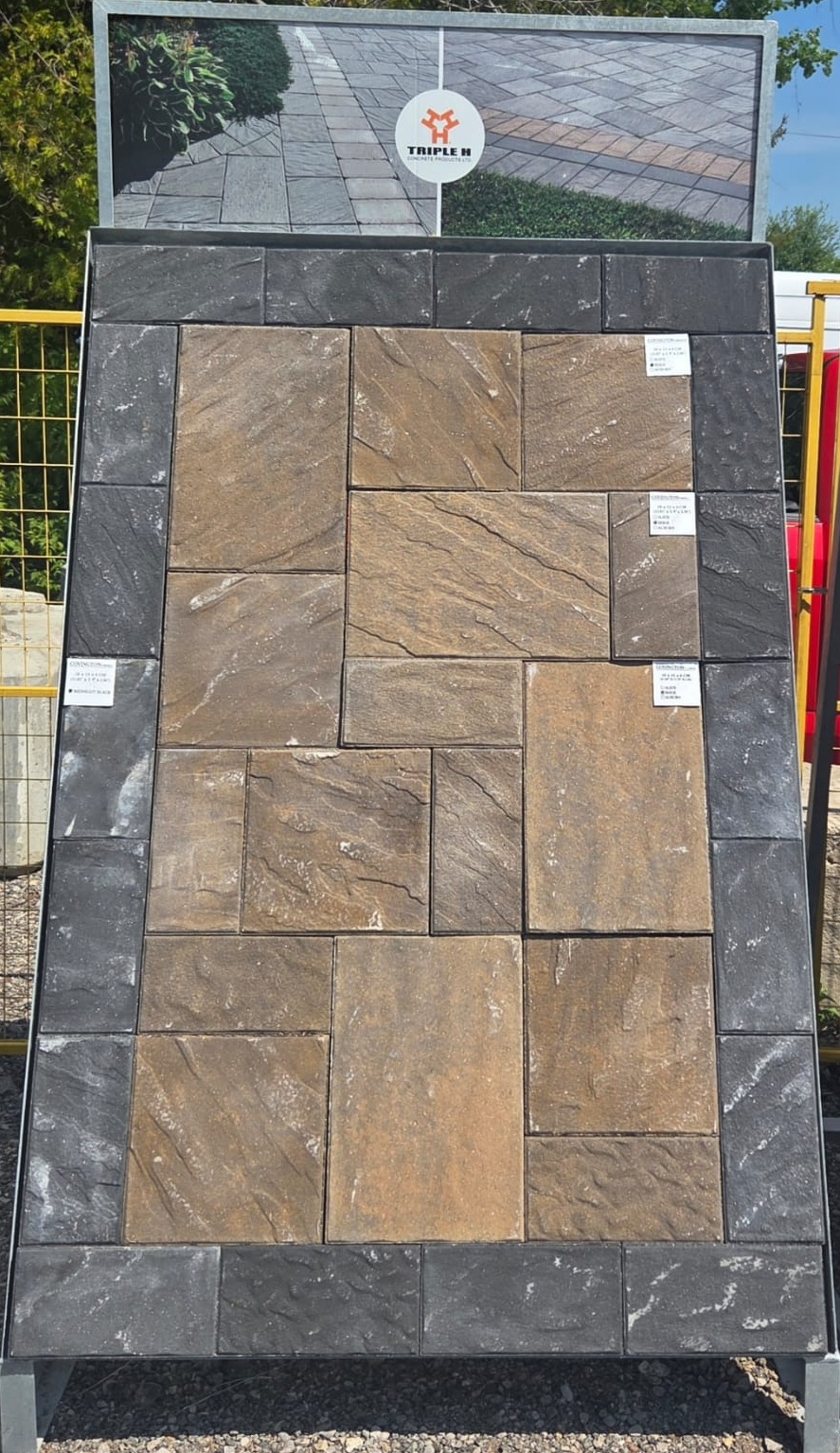 Triple H Covington Beige patio stone